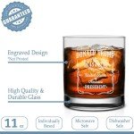 Donald Trump Laser Engraved Whiskey Glass Gift