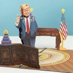 Donald Trump 3D Pop-Up Birthday Card