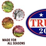 Trump 2024 Oval Magnetic Bumper Sticker