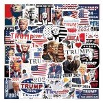 60PCS Donald Trump Stickers - Funny & Patriotic