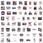 60PCS Donald Trump Stickers - Funny & Patriotic