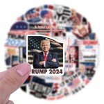60PCS Donald Trump Stickers - Funny & Patriotic