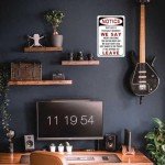 Funny Political Incorrect Tin Sign for Home Decor