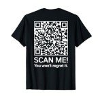 Funny Trump Dancing QR Code T-Shirt