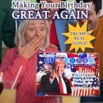 Talking Trump Birthday Card with Voice & Light