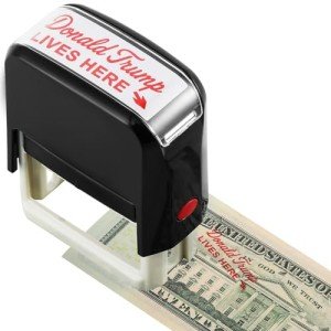 Donald Trump "Lives Here" Self-Inking Stamp