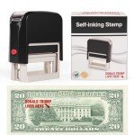 Donald Trump Lives Here Self-Inking Red Stamp