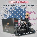 Trump 2025 Bobblehead: I'm Back! Great Gift!