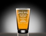 Trump Laser Engraved Beer Pint - Patriotic Gift