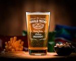 Trump Laser Engraved Beer Pint - Patriotic Gift