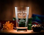 Trump Laser Engraved Beer Pint - Patriotic Gift