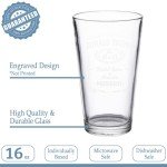 Trump Laser Engraved Beer Pint - Patriotic Gift