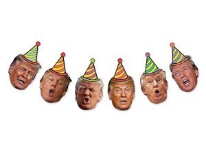 Donald Trump Birthday Garland - Fun Party Banner