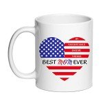 Patriotic Coffee Mug for Amazing Moms