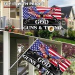 Trump 2024 Patriotic Eagle Flag - 3x5 Outdoor