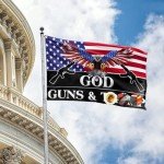 Trump 2024 Patriotic Eagle Flag - 3x5 Outdoor