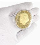 2024 Trump Gold-Plated Coin in Display Case