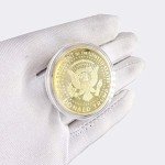 2024 Trump Gold-Plated Coin in Display Case
