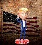 Trump Keep Fighting Bobblehead for Patriotic Supporters