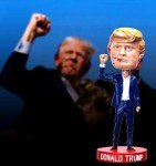 Trump Keep Fighting Bobblehead for Patriotic Supporters