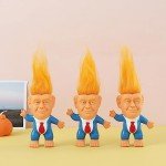 Trump 2025 Rubber Troll Doll - Fun Gift!