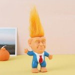 Trump 2025 Rubber Troll Doll - Fun Gift!