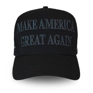 Trump MAGA Hat - Black, 45-47 Edition