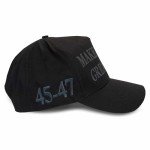 Trump MAGA Hat - Black, 45-47 Edition
