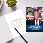 Funny Trump Father's Day Card for Dads