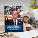 Funny Trump Father's Day Card for Dads