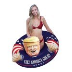 Patriotic American Inflatable Pool Float for Summer
