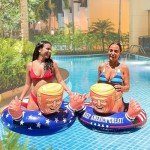 Patriotic American Inflatable Pool Float for Summer