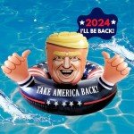 Patriotic American Inflatable Pool Float for Summer