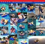 Patriotic American Inflatable Pool Float for Summer