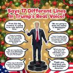 Talking Donald Trump Bobblehead - Patriotic Desk Decor