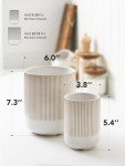 Set of 2 Ceramic Kitchen Utensil Holders