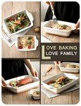 YMASINS Set of 3 Ceramic Baking Dishes