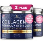 Collagen Face Moisturizer Duo with Airless Pump