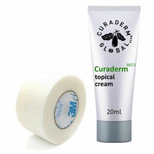Curaderm BEC5 Cream with 3M Micropore Tape