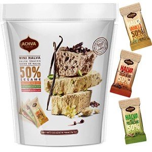 Assorted Mini Halva Tahini Bars – Vegan Snacks
