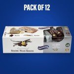Vanilla & Marble Sesame Halva Snack Bars 12 Pack