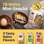 Assorted Mini Halva Tahini Bars – Vegan Snacks