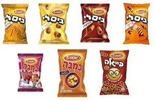 Israeli Snacks Bundle: Bamba, Bissli, Beigale