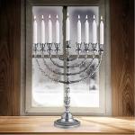 Extra Large Traditional Chanukah Menorah