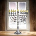 Extra Large Traditional Chanukah Menorah
