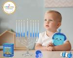 The Dreidel Company Deluxe Metallic Chanukah Candles 