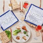 Rite Lite Embroidered Square Passover Matzah Cover 