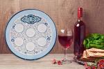Rite Lite Passover Glass Seder Plate 