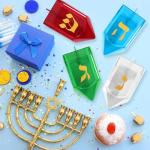 Large Fillable Dreidels for Chanukah