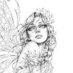 Wildflower Folk Coloring Book